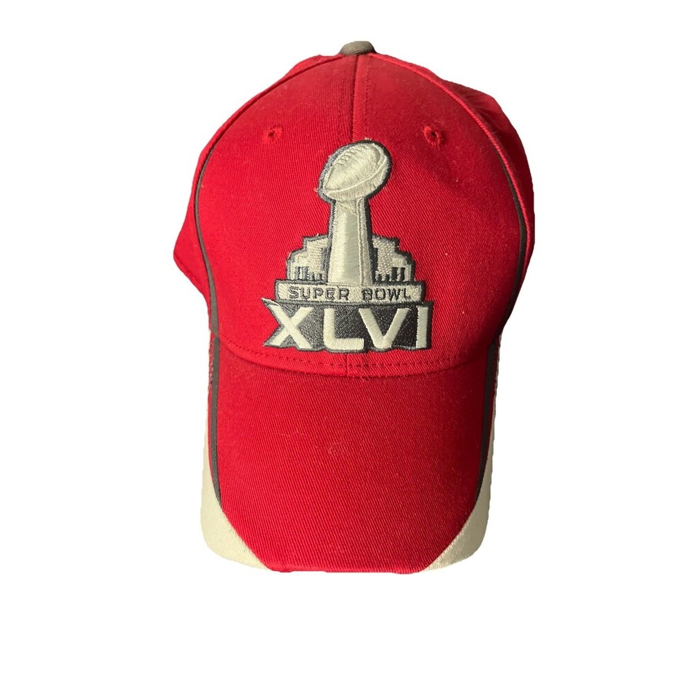 Super Bowl 46 Indianapolis 2012 Flex Fit Cap Hat Size L/XL